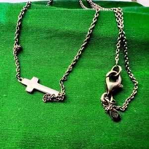 Silpada Sterling silver Simplex Cross necklace